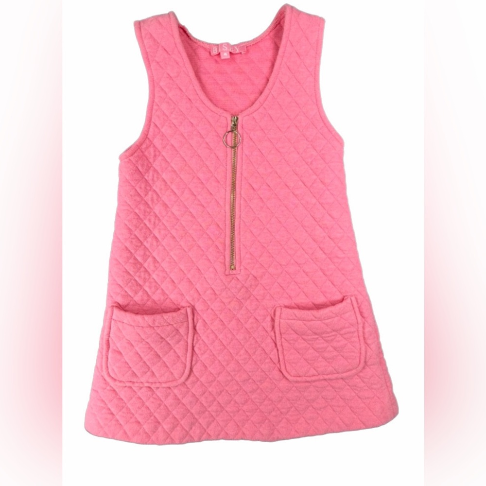 BISBY Girls Quilted Jumper in Rose - 4Y - Picture 2 of 4
